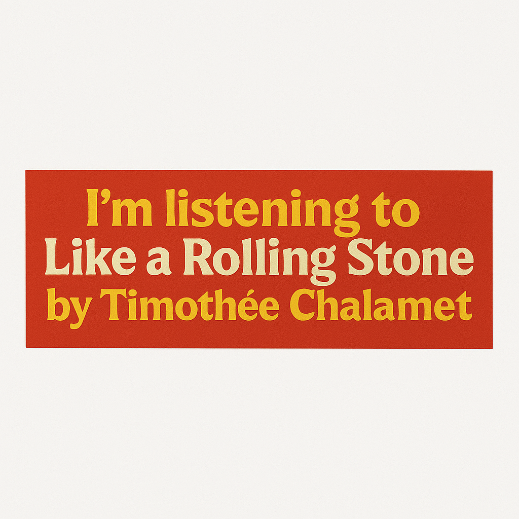 Timothée Chalamet - sticker