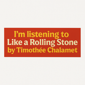 Timothée Chalamet - sticker