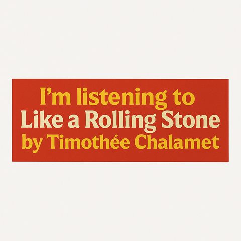 Timothée Chalamet - sticker