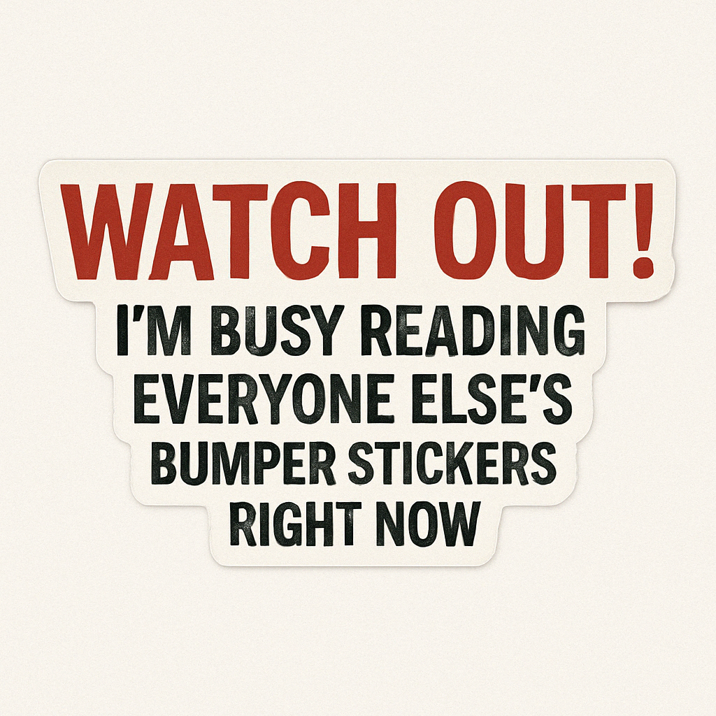 Watch out! I’m busy… - sticker